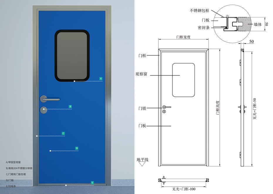 洁净室钢制门定制哪家品质有保障？